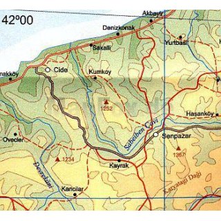 Trkei Mitte & Kappadokien 1:550.000