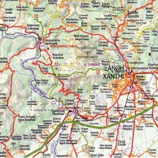 Thrakien - Nrdliche gis - Griechenland 1:230.000