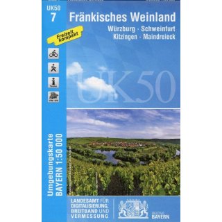 UK 50- 7   Fränkisches Weinland 1:50.000