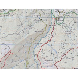 Blatt 18 Appennino Toscoemiliano e delle Modenese Garfagnana 1:20.000