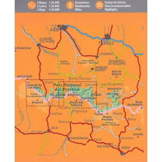 Parc National des Pyrnes (Ouest) - Midi dOssau Balaits 1:30.000