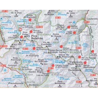 Parc National des Pyrnes (Ouest) - Midi dOssau Balaits 1:30.000