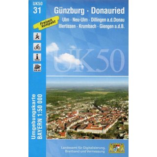 UK 50-31   Grünzburg - Neu-Ulm 1:50.000