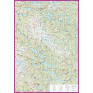 Gddede, Hotagsfjllen & Skckerfjllen 1:100.000