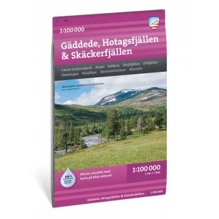 Gddede, Hotagsfjllen & Skckerfjllen 1:100.000