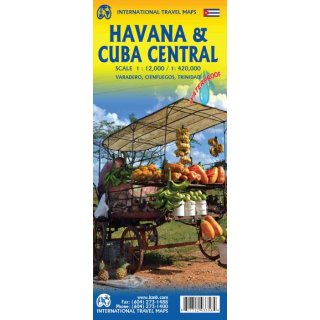 Havana & Cuba Central 1:12.000 / 1:420.000