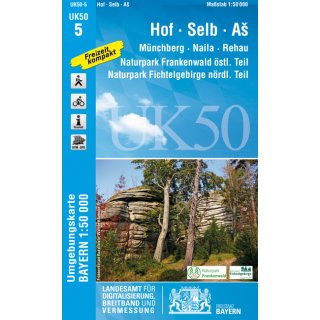 UK 50- 5   Hof-Selb-As 1:50.000
