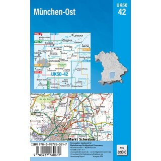 UK 50-42   M�nchen-Ost 1:50.000