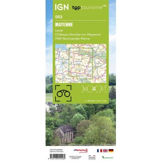 D53 Mayenne 1:100.000