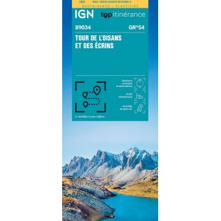 89034 Tour de lOisans et des crins - GR54  1:32.000