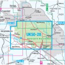 UK 50-28   Naturpark Bayerischer Wald, westl. Teil 1:50.000