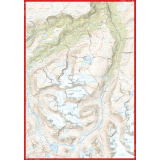 Jotunheimen: Galdhpiggen & Glittertinden 1:25.000