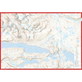 Jotunheimen: Besseggen & Bygdin 1:25.000