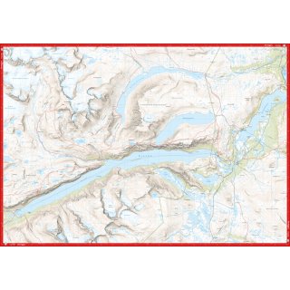 Jotunheimen: Besseggen & Bygdin 1:25.000