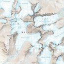 &Aacute;hkk&aacute; & Sarektj&aring;kk&aring; 1:25.000