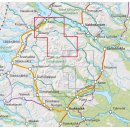 &Aacute;hkk&aacute; & Sarektj&aring;kk&aring; 1:25.000