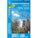 UK 50-12   Naturpark Fichtelgebirge, westl. Teil 1:50.000