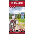 Rum&auml;nien mit Moldawien Auto- und Motorradkarte...