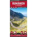 Rum&auml;nien mit Moldawien Auto- und Motorradkarte...