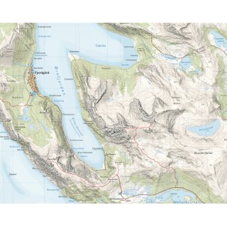 Senja: Keipen, Tredjefjellet & Kvnan 1:25.000