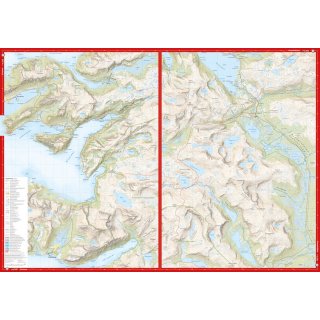 Senja: Keipen, Tredjefjellet & Kvnan 1:25.000