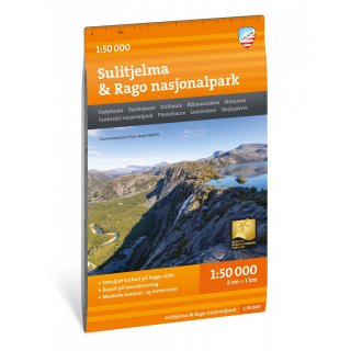 Sulitjelma & Rago Nasjonalpark 1:50.000