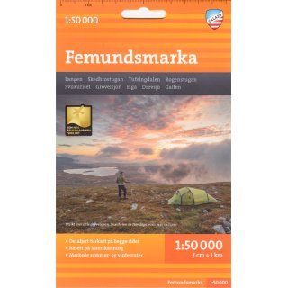 Femundsmarka 1:50.000