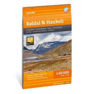 Rldal & Haukeli 1:50.000