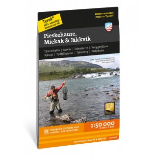 Pieskehaure, Miekak & Jkkvik 1:50.000
