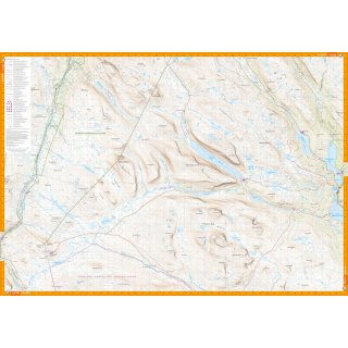 Vuoggatjlme, Nasafjll & Dalavardo 1:50.000