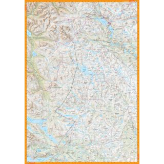 Treriksrset, Abisko & Kiruna 1:100.000