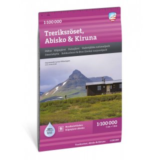 Treriksrset, Abisko & Kiruna 1:100.000