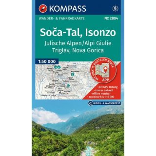 WK 2804 Soca-Tal, Isonzo, Alpi Giulie / Julische Alpen, Triglav