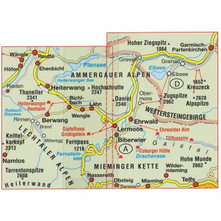 Tiroler Zugspitz Arena 1:25.000