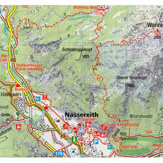 Tiroler Zugspitz Arena 1:25.000
