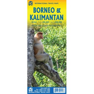 Borneo & Kalimantan 1:1.000.000/1:1.400.000