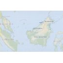Borneo & Kalimantan 1:1.000.000/1:1.400.000