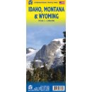 Idaho, Montana & Wyoming 1:1.000.000
