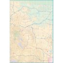 Idaho, Montana & Wyoming 1:1.000.000