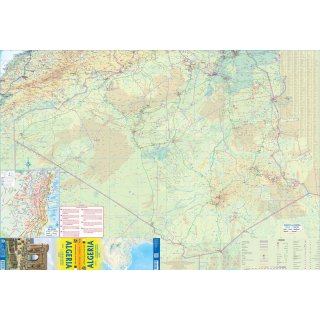 Algerien Algeria North/South 1:1.600.000/1:2.500.000