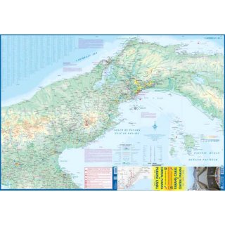 Panama Canal & Central Panama 1:300.000/1:100.000