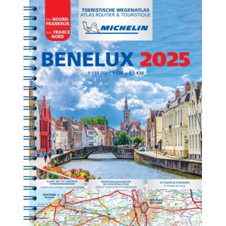 Michelin Straenatlas Benelux mit Spiralbindung