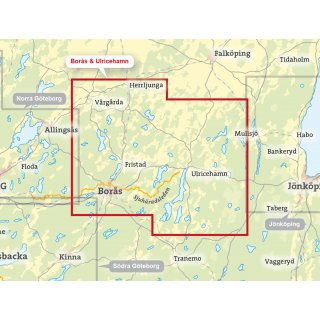 Bors & Ulricehamn 1:50.000