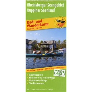 Rheinsberger Seengebiet - Ruppiner Land 1:50 000