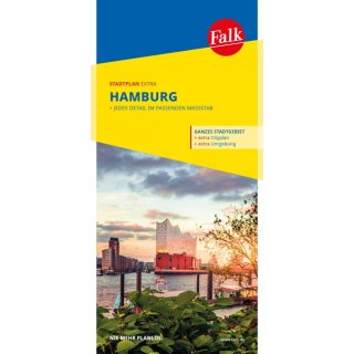 Falk Stadtplan Extra Hamburg 1:25.000