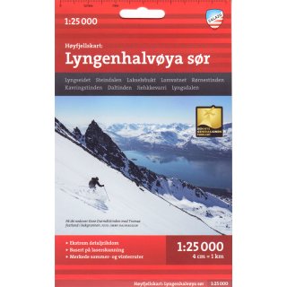 Lyngenhalvya sr 1:25.000