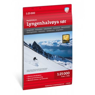 Lyngenhalvya sr 1:25.000