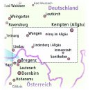 Allg&auml;u. Wangen, Kempten, Lindau, Sonthofen 1:35.000