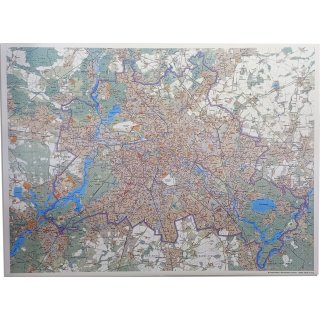 �bersichtsplan Berlin 1:50.000