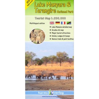 Lake Manyara & Tarangire National Park 1:200.000